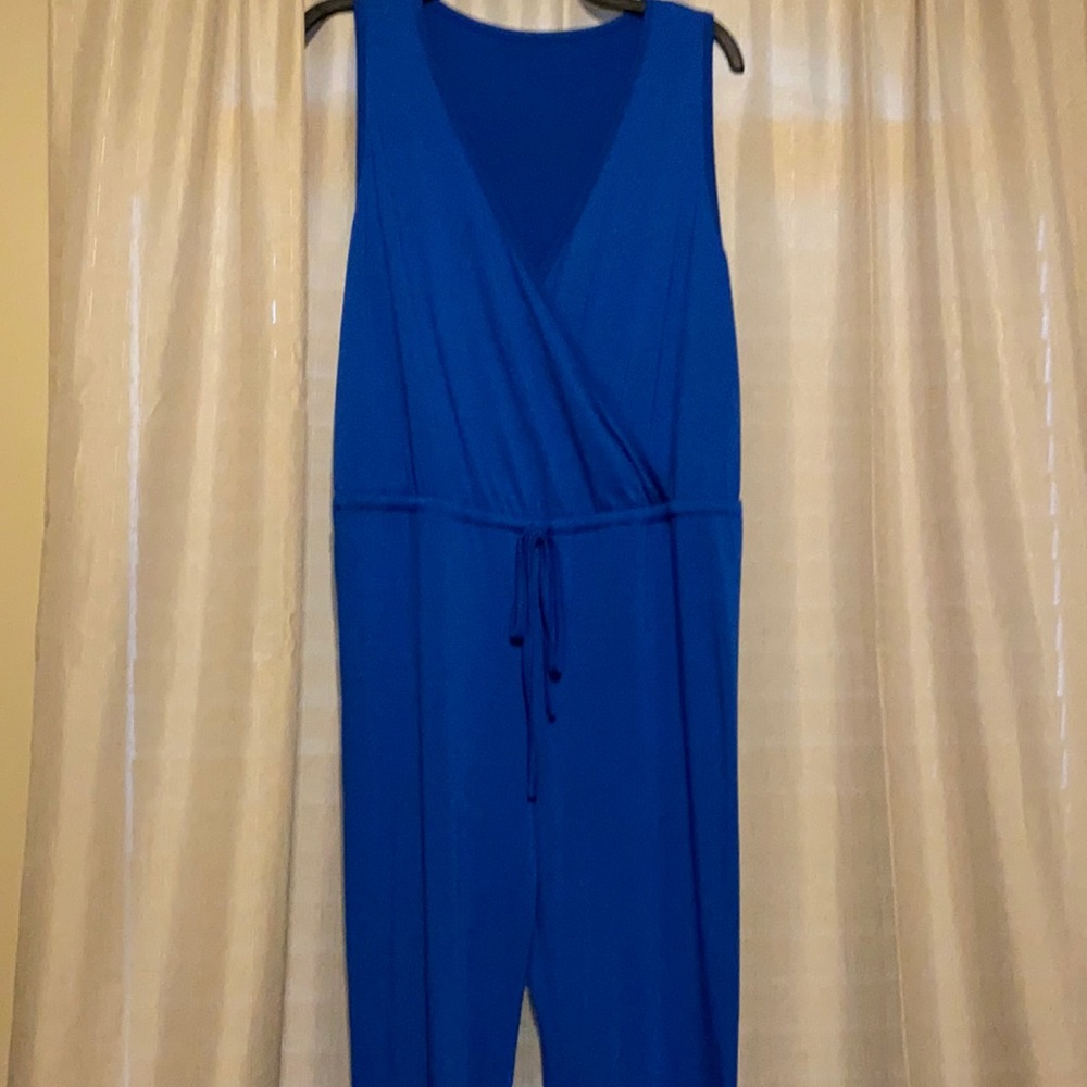 Royal blue jumpsuit great condition